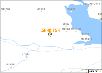 map of Sharitsa