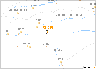 map of Shari