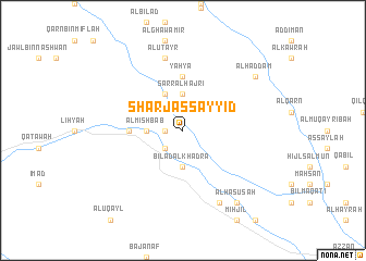 map of Sharj as Sayyid