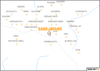 map of Sharj Bā Ḑaʼn