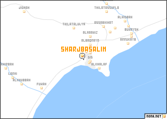 map of Sharj Bā Sālim