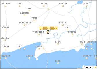 map of Sharkawa