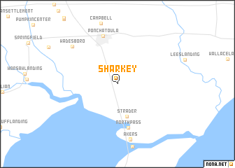 map of Sharkey
