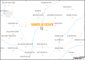 map of Sharlayevka