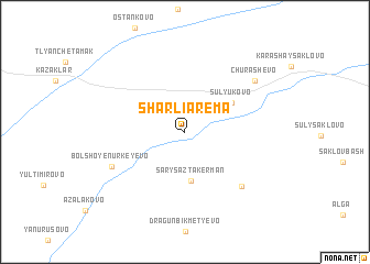 map of Sharliarema