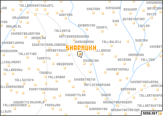 map of Sharmūkh