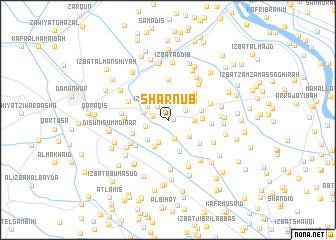 map of Sharnūb