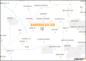 map of Sharon Center