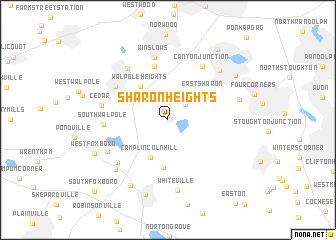 map of Sharon Heights