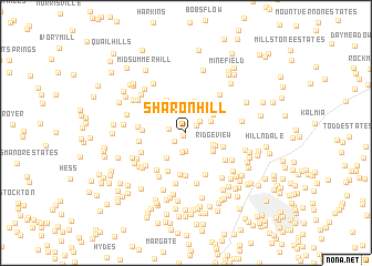 map of Sharon Hill