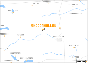 map of Sharon Hollow