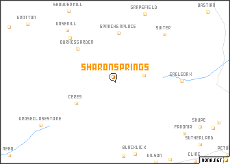map of Sharon Springs