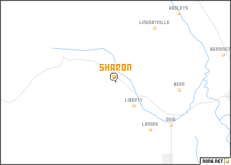 map of Sharon