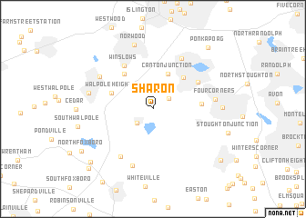 map of Sharon