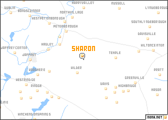 map of Sharon