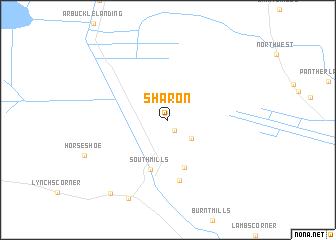 map of Sharon