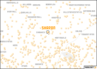 map of Sharon