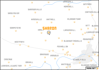 map of Sharon