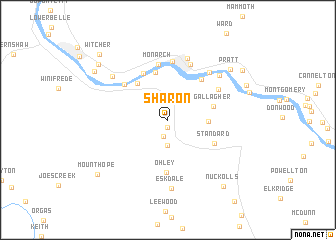 map of Sharon