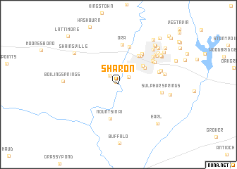 map of Sharon
