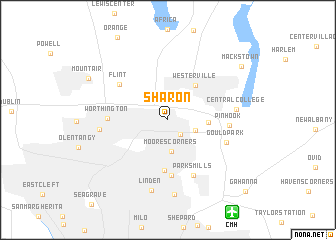 map of Sharon