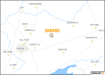 map of Sharon