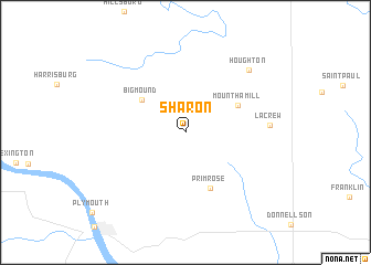 map of Sharon