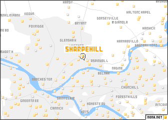 map of Sharpe Hill