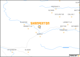 map of Sharperton