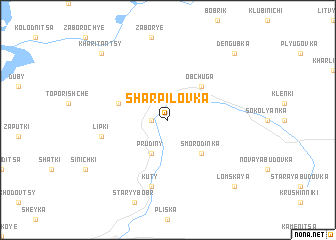 map of Sharpilovka