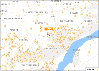 map of Sharpley