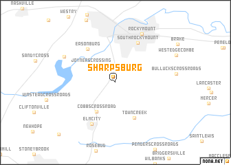 map of Sharpsburg