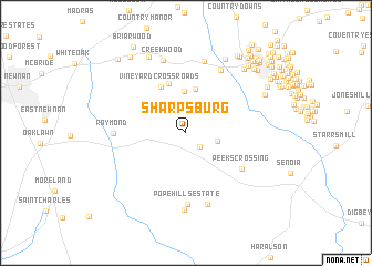 map of Sharpsburg