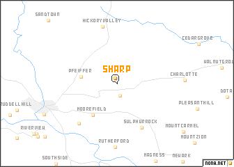 map of Sharp