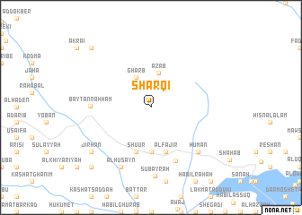 map of Sharqī