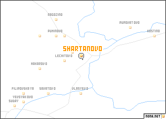 map of Shartanovo