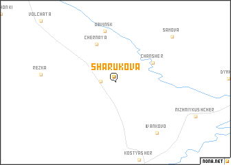 map of Sharukova