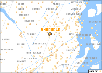 map of Sharwāla