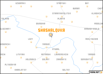 map of Shashalovka