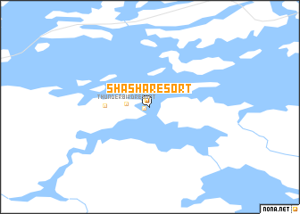 map of Sha-Sha Resort