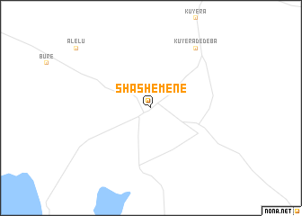 map of Shashemenē