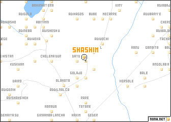 map of Shashīm