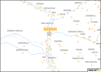 map of Shashi