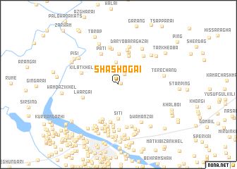map of Shashogai