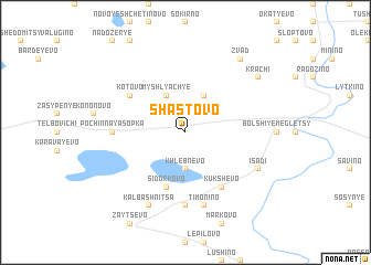 map of Shastovo