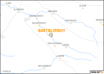 map of Shatalinskiy