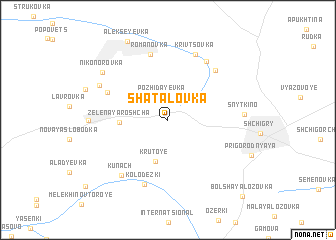 map of Shatalovka