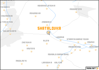 map of Shatalovka