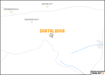 map of Shatalovka