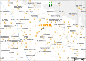 map of Shāţareh